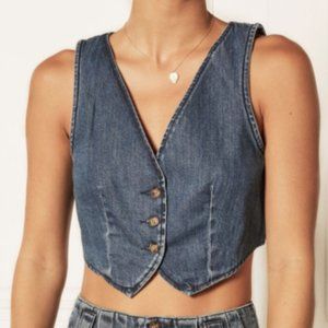 Denim Vest | The Milo | 90s style